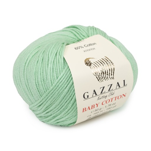 50g Gazzal Baby Bavlna 3425 mint