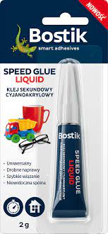 Bostik Sekundárne kyanoakrylátové lepidlo SPEED 2g