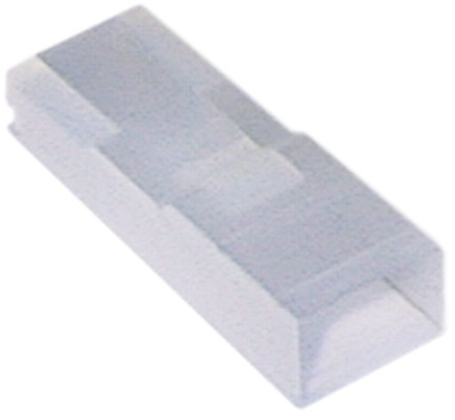 SAGI Kryt konektora, jednofázový, rovný, 6,3 mm, teplota max 120°C, nylon, 20 ks.