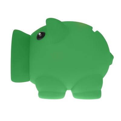 PIGGY BANK (prasiatko), zelený