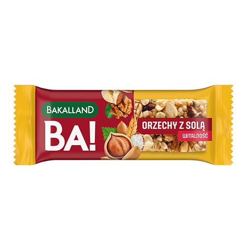 BAKALLAND VITALITY Tyčinkové oriešky slané trio 35g