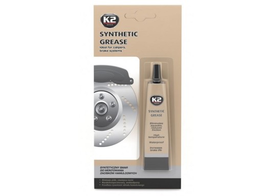 K2 Synthetic Grease Mazivo na brzdy 18 ml Mazivo na brzdové piestky K2