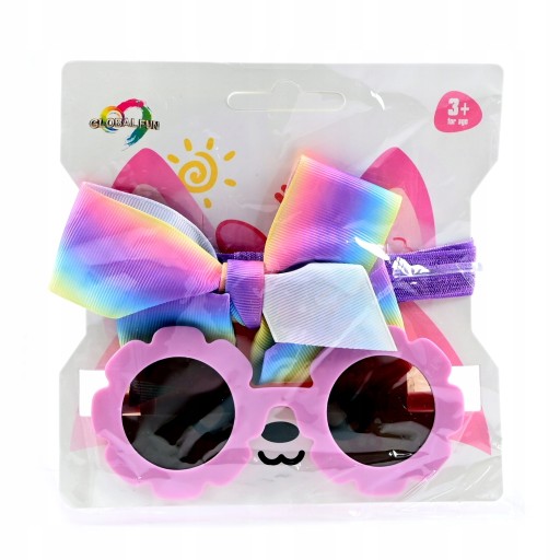DETSKÉ OKULIARE, DEKORATÍVNY PÁS, RÔZNE FARBY