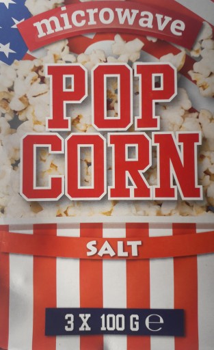 Popcorn slaný do mikrovlnnej rúry 3 x 100 g