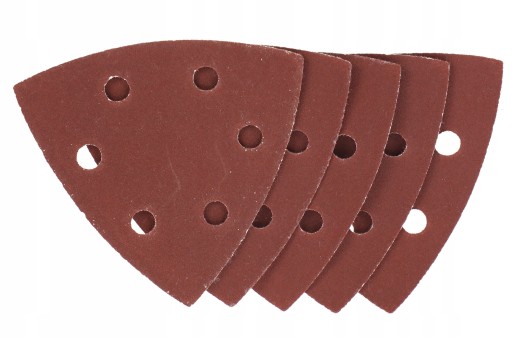 VELCRO BRÚSNY PAPIER DELTA ŽEHL. 93 x 93mm NA BRÚSKU zrnitosť 180 5ks