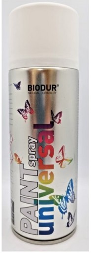 BIODUR Spray 400ml RAL 9010 Matná biela