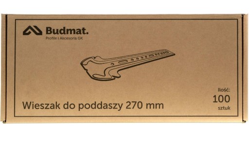 PODKROVNÝ KOTVOVÝ VEŠIAK 270mm CD60 PROFIL 10 ks