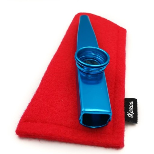 Modré KAZOO Červené Púzdra + MEMBRÁN
