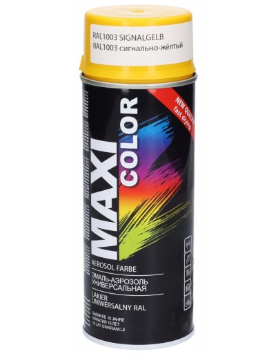 MAXI COLOR akrylový lak 1003 žltý pol 400ml