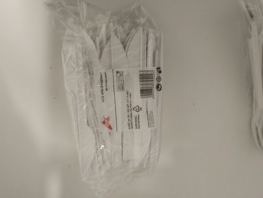 Plastové nože 100 kusov, nôž 12,5 cm