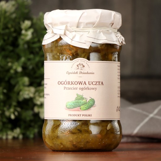 Uhorkové hody uhorkové pyré 340 g Ogródek Dziadunia