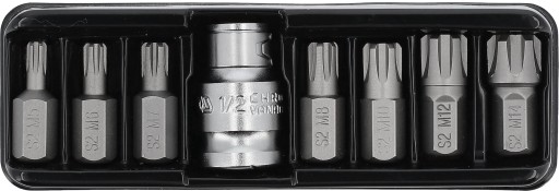 YATO SKRUTKOVACIE HROTY RIBE BITS M5-M14 8 KS