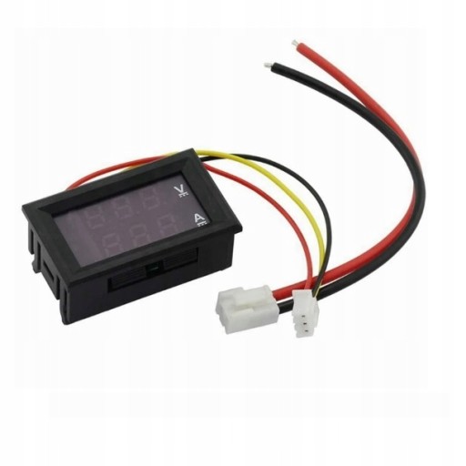 VOLTMETER AMPERMETER PANELOVÝ MODUL 2v1 AMPÉR NAPÄŤETROV 100V 10A