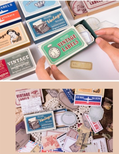 Retro Scrapbookingové nálepky na Scrapbookingové steny