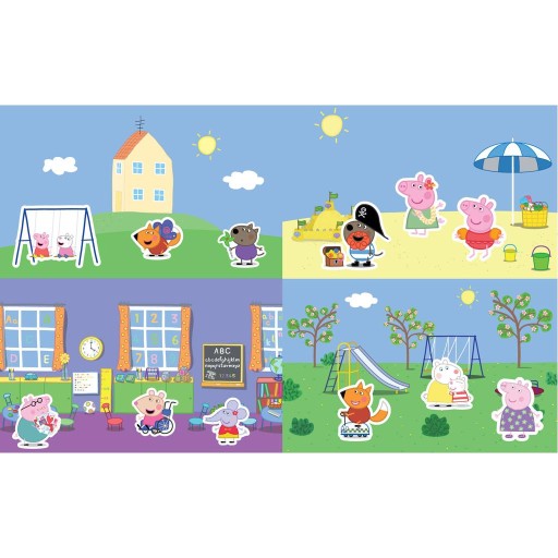 Opakovane použiteľné vypuklé nálepky Peppa Pig 482772
