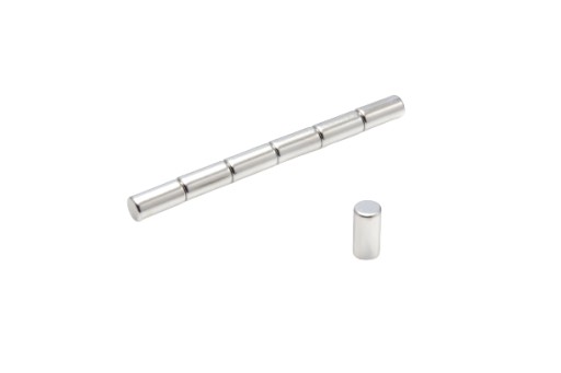 Cylindrický neodymový magnet MW 5x10 N38, sada 10 kusov