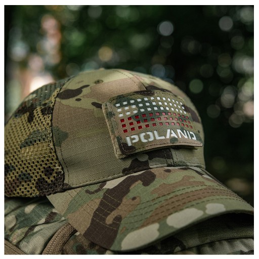 PATCH POLAND FLAG suchý zips 50/80 M-Tac COYOTE