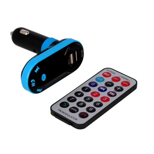 FM BLUETOOTH VYSIELAČ 2xUSB MP3 SD NABÍJAČKA