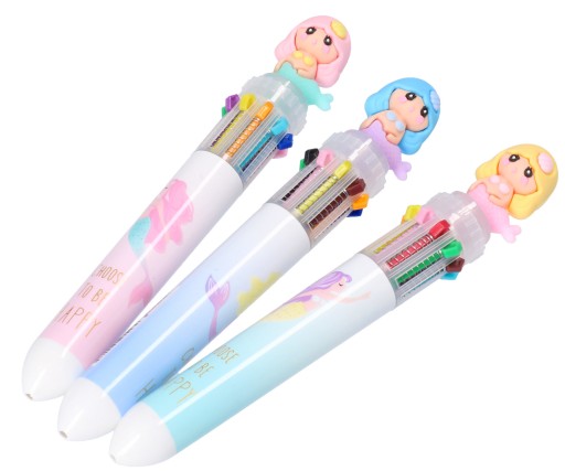Ozdobné pero MERMAID 10 farieb 5087