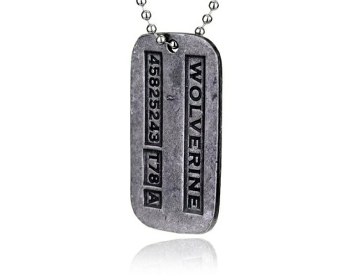 Náhrdelník X - Men Wolverine Logan Dog Tag