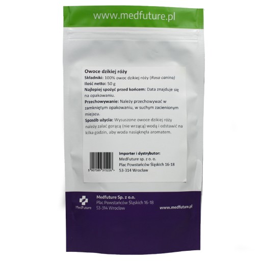 Sušené šípky 50g Divoká ruža