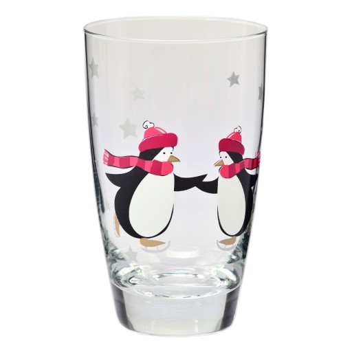 Poháre DECO Pingwinki KROSNO 2x 450ml pre deti