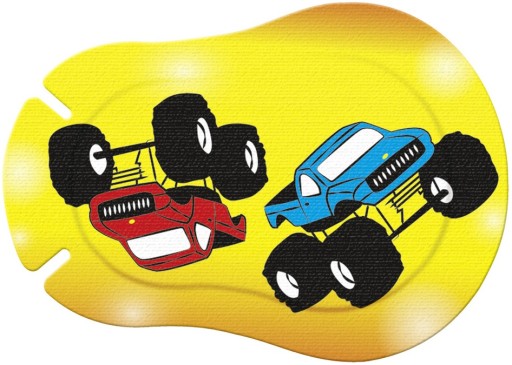 ORTOPAD Náplasti na oči TERÉNNE VOZIDLÁ MONSTER CARS Regular (10 kusov)