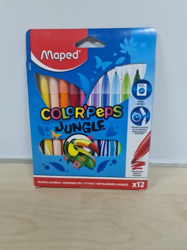 Značky MAPED, školské značky, 12 intenzívnych farieb