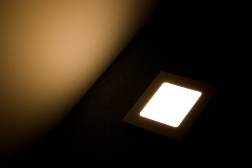 LED panel SQUARE RECESSED 3W 3-farebné stropné svietidlo