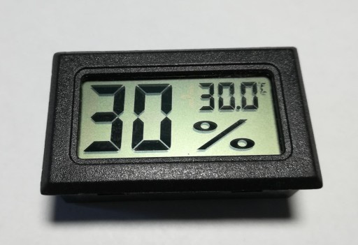 Teplomer vlhkomer Elektronický digitálny LCD