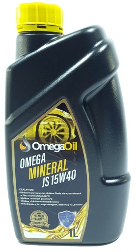 MOTOROVÝ OLEJ OMEGA 15W40 1L MINERÁLNY JS