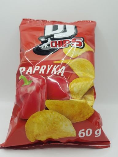 Dj Chips Zemiakové lupienky s príchuťou papriky 60 g