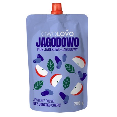 Ovocná dezertná pena pre deti 200g, Owolovo