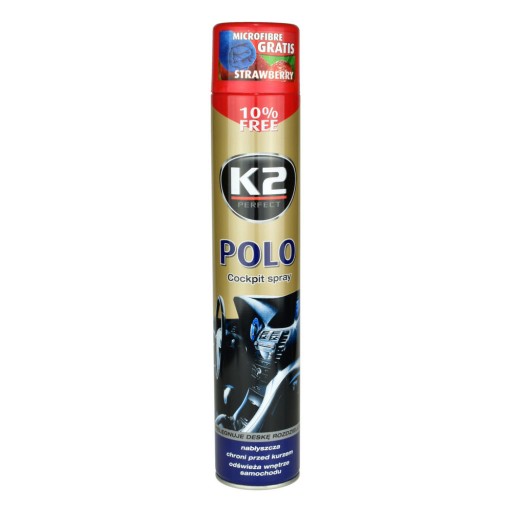 K2 Polo Cockpit STRAWBERRY 750 ml-PLAK do kokpitu