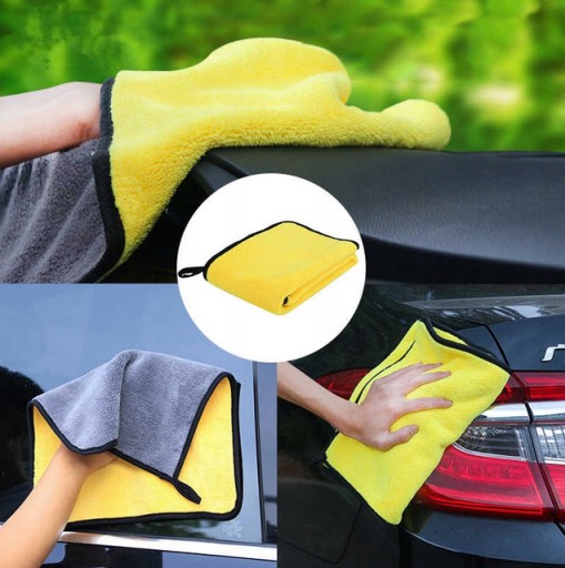 2 x UTERÁK Z MIKROVLÁKNA NA UMÝVANIE A SUŠENIE AUTOLAKU 30x30