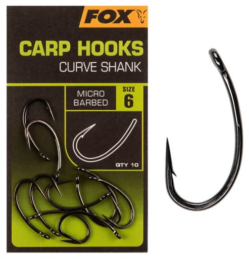 KAPROVÉ HÁČKY FOX CURVE SHANK 10KS R 4
