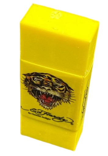 ED HARDY Designer ERASERS 3 KS
