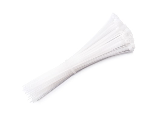 KABELOVÉ VIAZAKY KABELOVÉ VIAZAKY BIELE 4x200mm 100KS