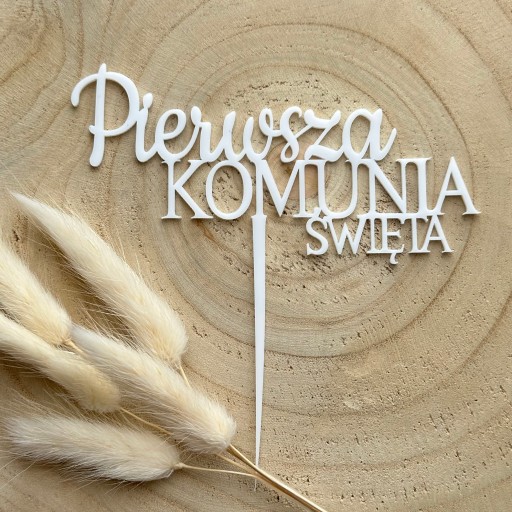 Vrchnák na prvé sväté prijímanie Biely PLEXI lesk
