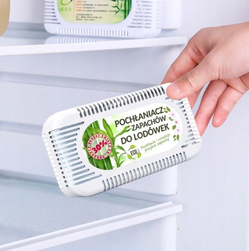 ABSORPTOR ZÁPACHU A VLHKOSTI PRE CHLADNIČKY, VEĽMI ÚČINNÝ EKO