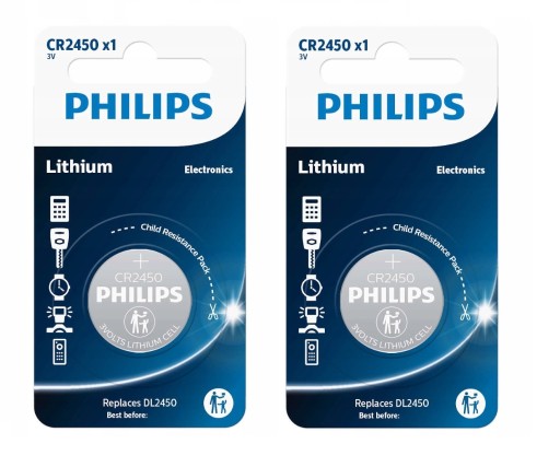 PHILIPS CR2450 3V lítiová batéria - 2 KS