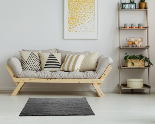 Kožušinový kúpeľňový koberec Mäkký dekoračný obyčajný králik 40x60