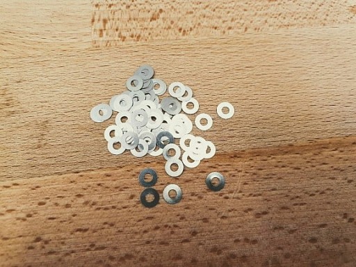 Oceľové podložky Retro Arms 0,1 mm