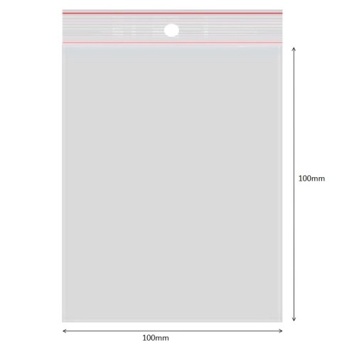 STRING BAG vrecia 100x100mm/10x10cm 100ks