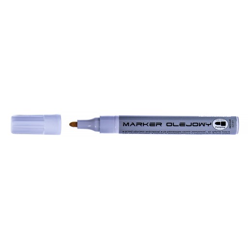 OLEJOVÝ ZNAČOVAČ BIELY TOMA 2,5 MM