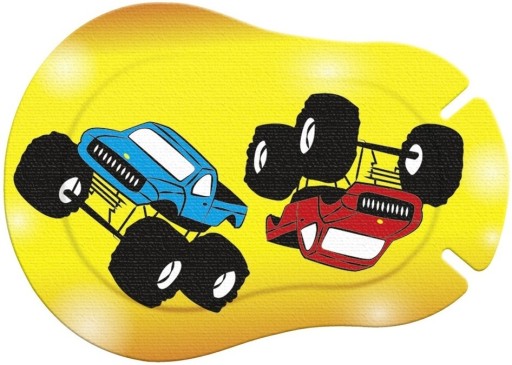 ORTOPAD Náplasti na oči TERÉNNE VOZIDLÁ MONSTER CARS Regular (10 kusov)