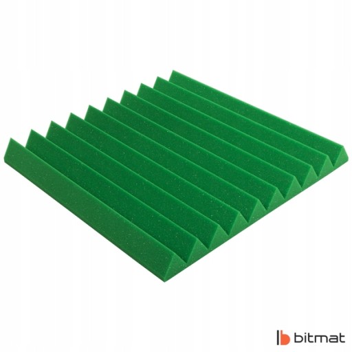 3D akustická nástenná rohož klinová hrubá zelená stropná doska stropná kazeta