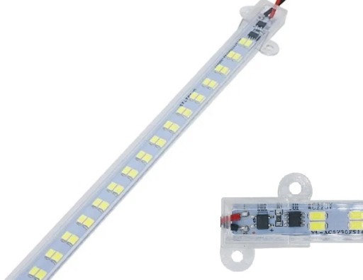 Led pás 50cm 2835 Studená biela 72 LED