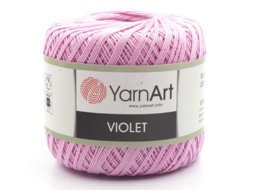 Violet YarnArt šnúra 0319 ružová