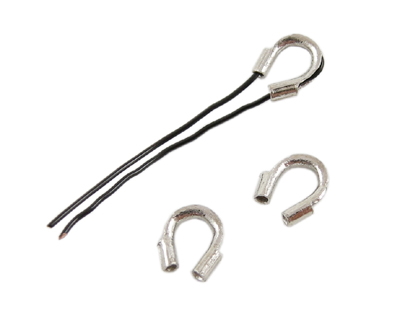 Ochranné káblové svorky Mosadz 5x6x2mm 80ks/5g